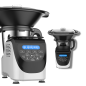 BEST DIRECT Chef-O-Matic ® Kitchen Robot Küchenmaschine mit Kochfunktion weiß (Rührschüsselkapazität: 3 Liter, 1200 Watt)