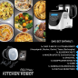 BEST DIRECT Chef-O-Matic ® Kitchen Robot Küchenmaschine mit Kochfunktion weiß (Rührschüsselkapazität: 3 Liter, 1200 Watt)