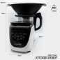 BEST DIRECT Chef-O-Matic ® Kitchen Robot Küchenmaschine mit Kochfunktion weiß (Rührschüsselkapazität: 3 Liter, 1200 Watt)