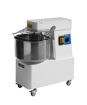 HENDI Spiralmischer mit festem Kopf und Schüssel Küchenmaschine farbig (1100 Watt)