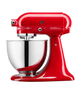 KITCHENAID 4,8 Liter Artisan - Limited 100 Collection Queen of Hearts Küchenmaschine Passion Red (300 Watt)