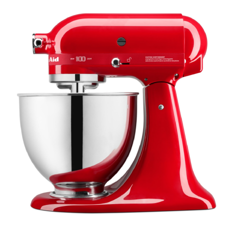 KITCHENAID 4,8 Liter Artisan - Limited 100 Collection Queen of Hearts Küchenmaschine Passion Red (300 Watt)