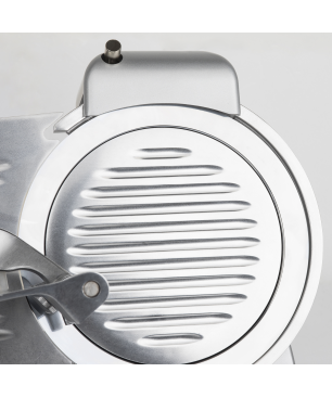 H.KOENIG H.Koenig MSX220 Allesschneider / Aufschnitt bis 12 mm Dicke / mit Messerschärfer / 240 Watt / silber Schneidemaschine