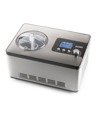DOMO DO 9207I (EDELSTAHL) Eismaschine (180 Watt, Silber)