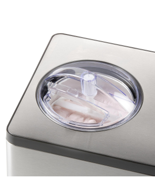 DOMO DO 9207I (EDELSTAHL) Eismaschine (180 Watt, Silber)