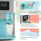 KLARSTEIN Eiszeit Crush Eiswürfelmaschine (150 Watt, Pastellblau)