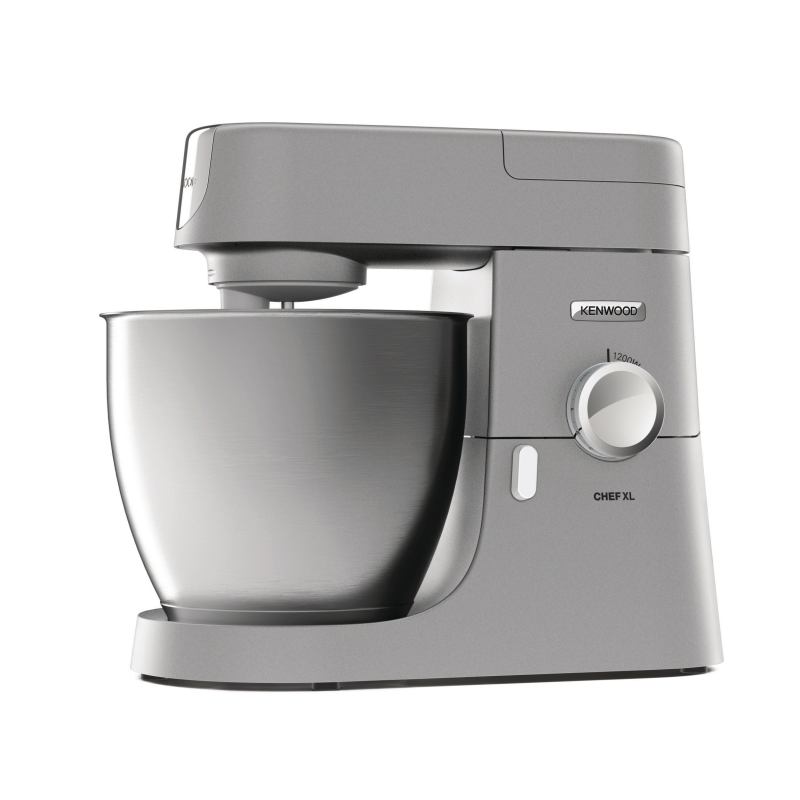 KENWOOD Chef XL KVL4100S Küchenmaschine Silber (Rührschüsselkapazität: 6,7 Liter, 1200 Watt)