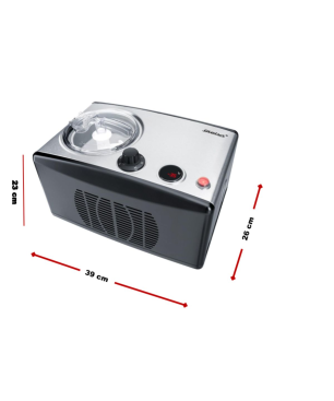 STEBA IC 150 Eismaschine (150 Watt, Edelstahl/Schwarz)