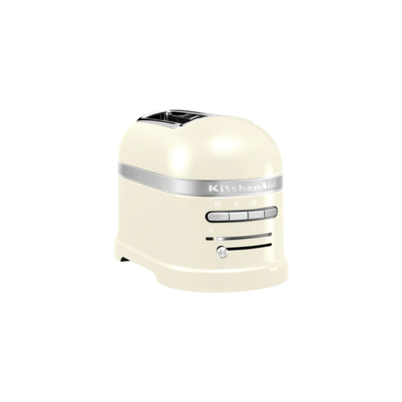 KITCHENAID ARTISAN mit 1 Sandwichzange 5KMT2204EAC Toaster Almondcream (1250 Watt, Schlitze: 2)