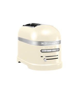 KITCHENAID ARTISAN mit 1 Sandwichzange 5KMT2204EAC Toaster Almondcream (1250 Watt, Schlitze: 2)