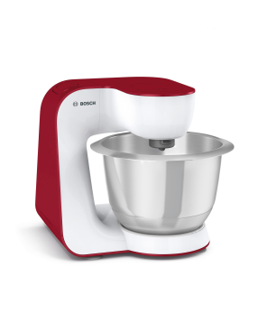 BOSCH MUM 54 R 00 STARTLINE Küchenmaschine Weiß/Rot (Rührschüsselkapazität: 3,9 Liter, 900 Watt)