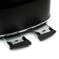WESTINGHOUSE WES16 Wasserkocher Toaster Mixer Set schwarz (1750 Watt, Schlitze: 4)