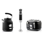 WESTINGHOUSE WES16 Wasserkocher Toaster Mixer Set schwarz (1750 Watt, Schlitze: 4)