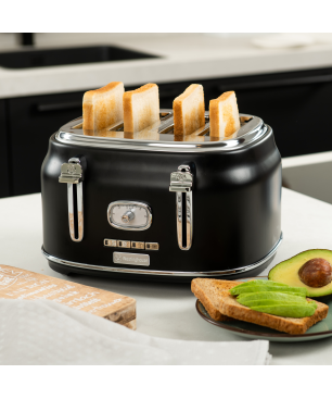 WESTINGHOUSE WES24 Wasserkocher Toaster Kaffeemaschine Set schwarz (1750 Watt, Schlitze: 4)