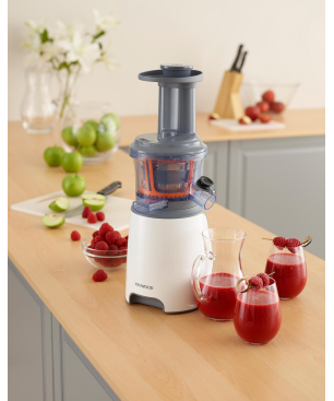 KENWOOD JMP 600 WH SLOW JUICER WEISS/GRAU Slow Juicer 150 Watt, Weiß/Grau