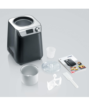 SEVERIN EZ 7407 Eismaschine (135 Watt, schwarz-matt)