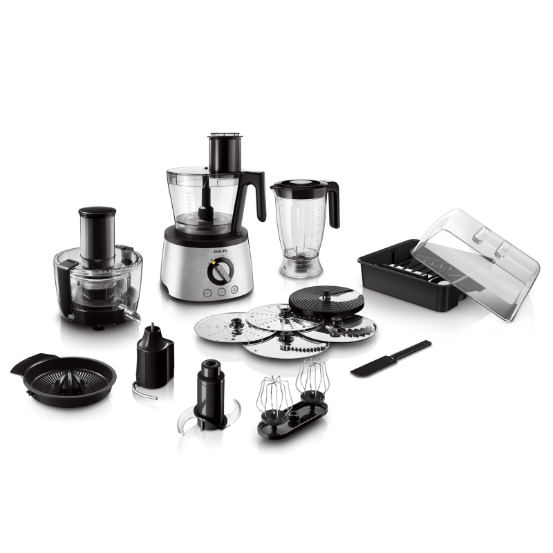 PHILIPS HR7778/00 7000 Series Kompaktküchenmaschine Schwarz (Rührschüsselkapazität: 3,4 Liter, 1300 Watt) PHILIPS HR7778/00 7000 Series Kompaktküchenmaschine Schwarz (Rührschüsselkapazität: 3,4 Liter, 1300 Watt)