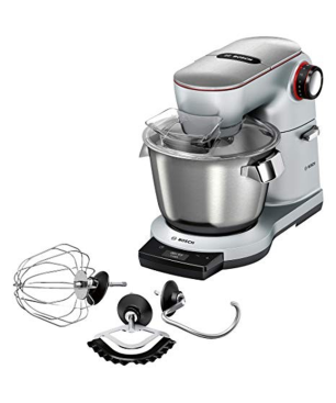 BOSCH MUM 9YX5S12 OPTIMUM PLATINUM SILVER Küchenmaschine Silber (Rührschüsselkapazität: 5,5 Liter, 1500 Watt)