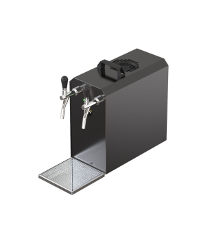 ICH-ZAPFE Untertheken Zapfanlage STREAM 50K 2-leitig,55 L/h-Zapfkopf:2: Köpi, Zapfkopf: KeyKeg - Set Zapfanlage