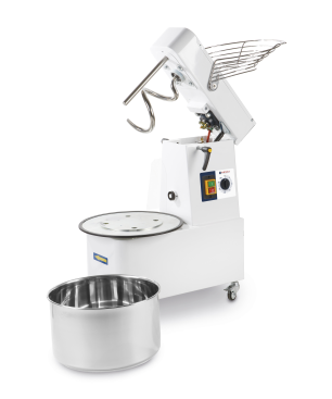 HENDI Spiralmischer mit steigendem Kopf und herausnehmbarer Schüssel Küchenmaschine farbig (370 Watt)