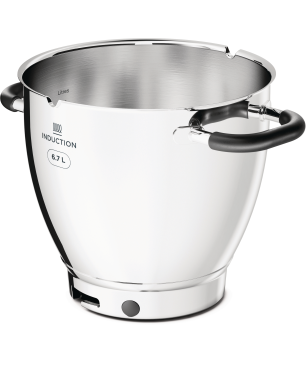 KENWOOD Cooking Chef XL KCL95.424SI Küchenmaschine mit Kochfunktion Silber (Rührschüsselkapazität: 6,7 Liter, 1500 Watt)