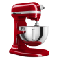 KITCHENAID 5KSM55SXXEER Küchenmaschine Empire Rot (Rührschüsselkapazität: 5,2 Liter, 375 Watt)