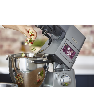 KENWOOD Cooking Chef XL KCL95.424SI Küchenmaschine mit Kochfunktion Silber (Rührschüsselkapazität: 6,7 Liter, 1500 Watt)