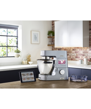 KENWOOD Cooking Chef XL KCL95.424SI Küchenmaschine mit Kochfunktion Silber (Rührschüsselkapazität: 6,7 Liter, 1500 Watt)
