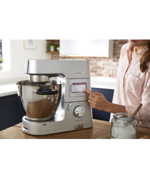 KENWOOD Cooking Chef XL KCL95.424SI Küchenmaschine mit Kochfunktion Silber (Rührschüsselkapazität: 6,7 Liter, 1500 Watt)