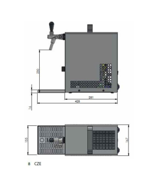 ICH-ZAPFE Set - Zapfanlage PYGMY 25 1- ltg, 30 L/h - Zapfkopf: ohne - Set Zapfanlage