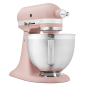 KITCHENAID 5KSM185PSECA inkl. Edelstahlrührelmenten und 4 Zubehöre Küchenmaschine Feather Pink (300 Watt)