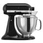 KITCHENAID 5KSM175PSEOB Artisan Küchenmaschine Onyx Schwarz (Rührschüsselkapazität: 3 Liter, 300 Watt)