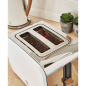 SWAN Nordic STRP1060WHTNEU Set Toaster und Wasserkocher Weiß (2200 Watt, Schlitze: 2)