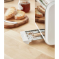 SWAN Nordic STRP1060WHTNEU Set Toaster und Wasserkocher Weiß (2200 Watt, Schlitze: 2)