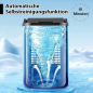 COSTWAY 2,5L Wassertank Eiswürfelmaschine (180 Watt, Silber)
