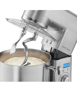 PROFICOOK PC-KM 1096 Küchenmixer Silber (1500 Watt, 10 Liter)