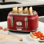 WESTINGHOUSE WES11 Wasserkocher Toaster Mixer Set rot (1750 Watt, Schlitze: 4)